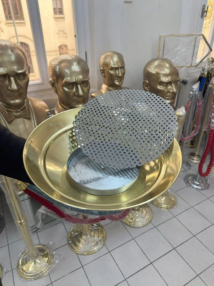 APM1 Pirinç Ayaklı Meşale 180 cm – görsel 9