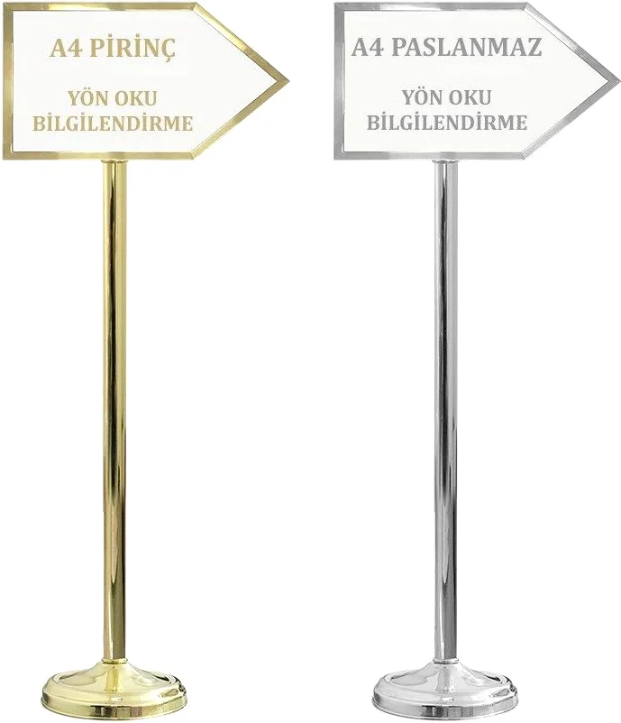 Pirinç Ayaklı Yönlendirme ve Bilgilendirme Panosu – görsel 8