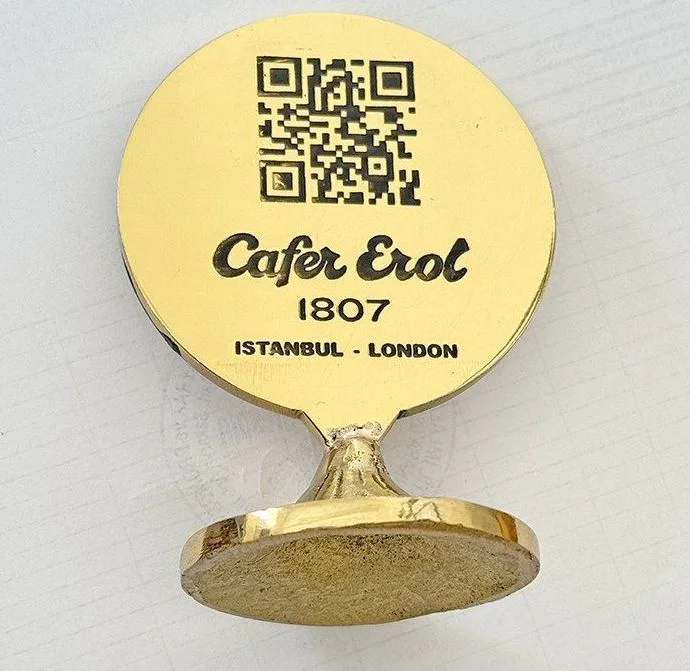 PMN10 Pirinç Masa Üstü Numaralık ve QR Code – görsel 9